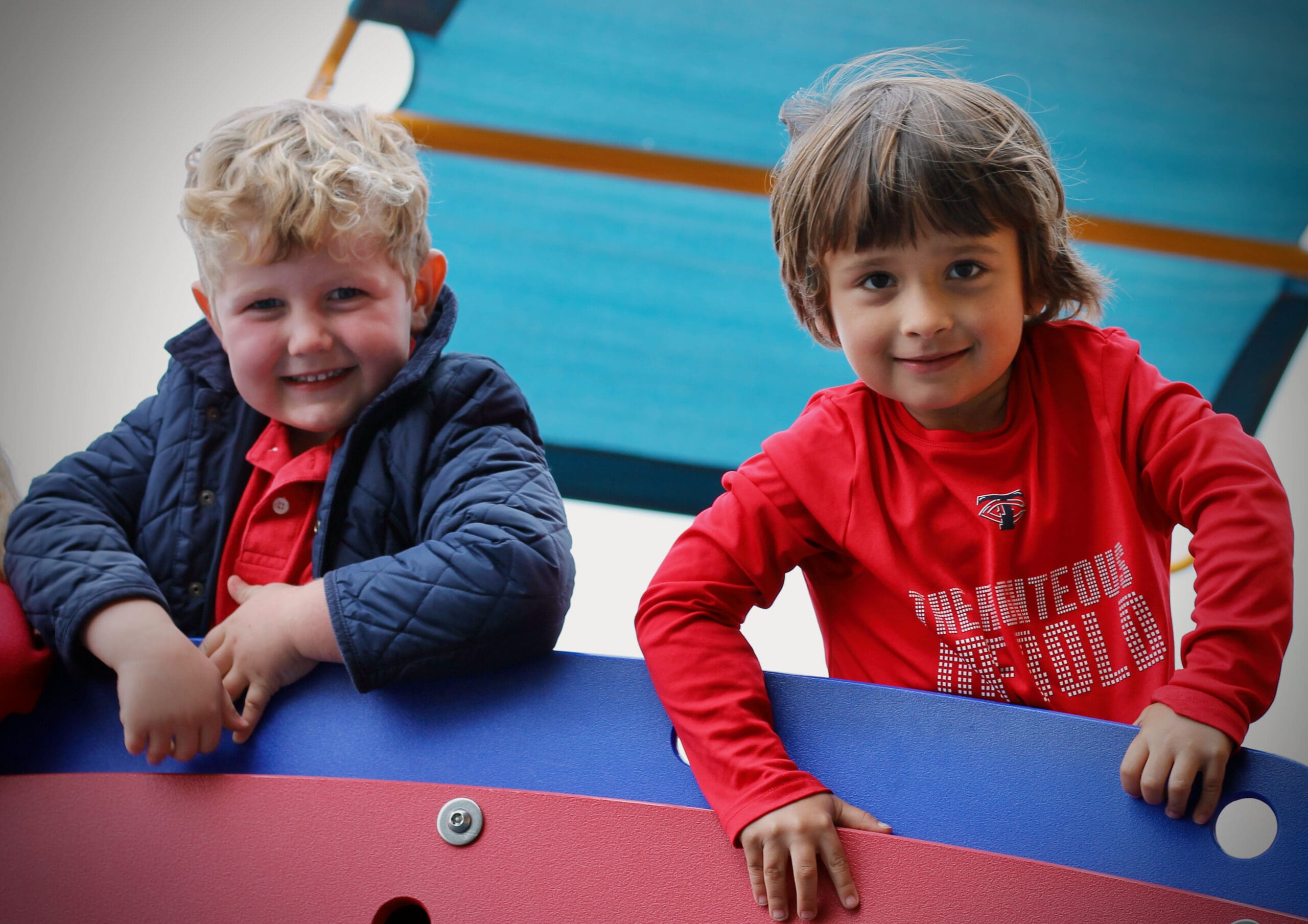 Elementary students on playground