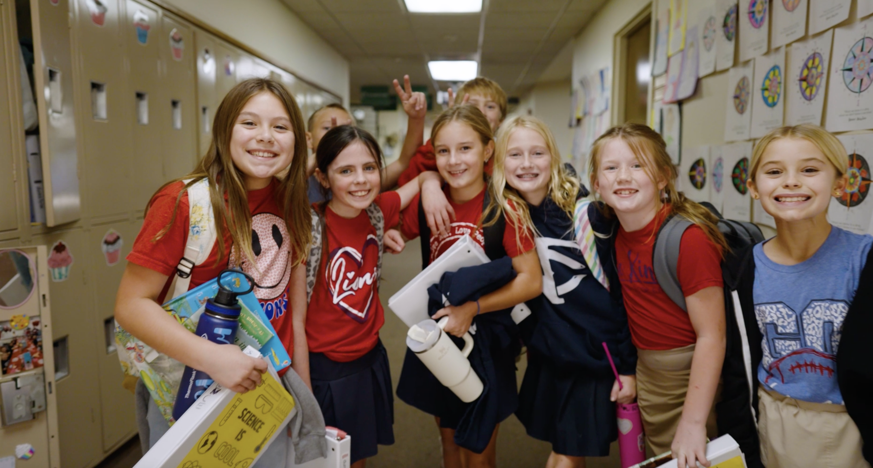 Kynlee and Aiden Middle School Campus Tour